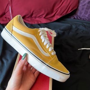 Vans old skool ochre